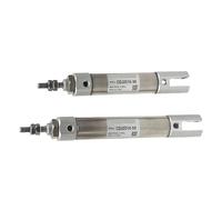 1 pz CJ2D10 Corsa 5~200mm Doppia cerniera con perni Mini cilindro pneumatico Cilindro pneumatico a doppio effetto a stelo singolo(Stroke 25mm)