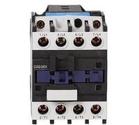 1 Pz CJX2-2504 4NO 25A 220 V CJX2-2508 2NO 2NC Contattore for montaggio su guida Contattore elettrico industriale (Color : CJX2-2504, Size : 24V)