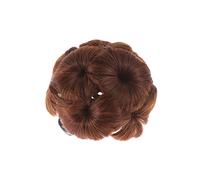 1 Pz Clip per Chignon con Design Accessorio per Fibre Sintetiche Marrone per Acconciature Eleganti e Volume