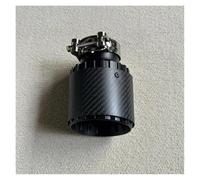 1 Pz Coda Di Coda A Tre Strati Punte Di Scarico In Carbonio Acciaio Inossidabile 304 Per Auto Tuning Ugelli Silenziatore Tubi Di Scarico Terminale Scarico Auto(ID 70mm-ID 89mm)