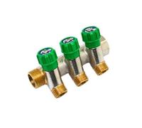 1 PZ COLLETTORE LINEARE CON RUBINETTI D'ARRESTO 3 DERIVAZIONI IMPEX 3/4 x 1/2 NextradeItalia Mod.FERX.DIATXN-BEWDDT