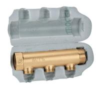 1 PZ COLLETTORE SEMPLICE COMPONIBILE 1" x 3 der. M 3/4" NextradeItalia Mod.FERX.DIATXT-DAN-DTX