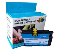 1 pz compatibile con cartuccia di inchiostro ciano h-/*p 711 XL CZ130A for stampante a getto d'inchiostro D-signJet T520 T120