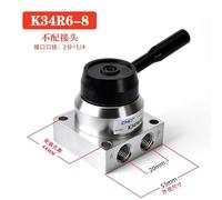 1 pz componenti pneumatici K34R6-8D K34R6-8 valvola rotativa manuale valvola a piastra manuale valvola della bombola valvola di controllo del cilindro K34R(K34R6-8)