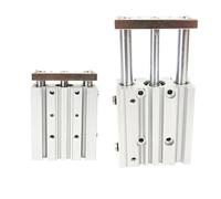 1 pz con foro for asta di guida 12/16 / 20/25 32 40 mm Corsa 10-75 Cilindro compatto pneumatico a tre assi(Trip 40mm,MGPM40)