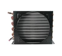 1 pz. Condensatore for frigorifero e congelatore, tubo di rame, alette in alluminio raffreddate ad aria, evaporatore for radiatore quadrato(360x160x330mm)