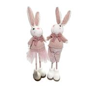 1 PZ Coniglio Coniglietto pasquale vestito rosa da 50 cm idea regalo 1DTN