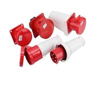 1 PZ Connettore aeronautico impermeabile IP67 Spina diritta 63A / 125A 3-core 4-core 5-core industriale esposta e nascosta