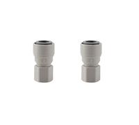 1 pz. Connettore for distributore di fusti di birra e gas con blocco a sfera e raccordo a pressione da 8/9,5 mm.(A)