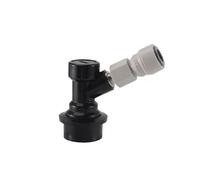 1 pz. Connettore for distributore di fusti di birra e gas con blocco a sfera e raccordo a pressione da 8/9,5 mm.(C)