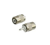 1 pz. Connettore Uhf. Maschio PL259. Plug Solder. RG58 RG142 LMR195 RG400 RF Cavo argento.(1-10Pcs)
