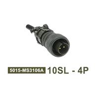 1 pz. Connettori con specifiche MIL-C 5015 10SL-3 10SL-4 - Connettori circolari impermeabili for uso broadcast(Head 3106 10-4p)