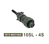 1 pz. Connettori con specifiche MIL-C 5015 10SL-3 10SL-4 - Connettori circolari impermeabili for uso broadcast(Head 3106 10-4s)