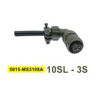 1 pz. Connettori con specifiche MIL-C 5015 10SL-3 10SL-4 - Connettori circolari impermeabili for uso broadcast(Head 3108 10-3s)