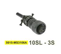 1 pz. Connettori con specifiche MIL-C 5015 10SL-3 10SL-4 - Connettori circolari impermeabili for uso broadcast(Head 3106 10-3s)