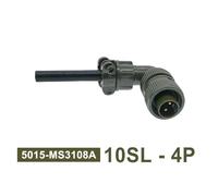 1 pz. Connettori con specifiche MIL-C 5015 10SL-3 10SL-4 - Connettori circolari impermeabili for uso broadcast(Head 3108 10-4p)