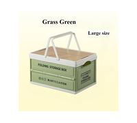 1 pz. Contenitore pieghevole per picnic con coperchio in materiale PP, organizer portatile per esterni