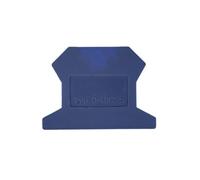 1 pz. Coperchio terminale D-UK 2.5 for morsettiera UK-2.5B, piastra terminale in quattro colori, morsettiere for guida DIN, accessori, tappo terminale(Blue)