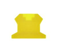 1 pz. Coperchio terminale D-UK 2.5 for morsettiera UK-2.5B, piastra terminale in quattro colori, morsettiere for guida DIN, accessori, tappo terminale(Yellow)
