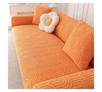 1 pz copridivano elasticizzato in velluto fodera universale per divani a forma di L/angolo, protezione per mobili da 1 a 5 posti con cinghia elastica(Style 5,2 Seat 145-185cm)