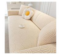 1 pz copridivano elasticizzato in velluto fodera universale per divani a forma di L/angolo, protezione per mobili da 1 a 5 posti con cinghia elastica(Style 2,4 Seat 235-300cm)