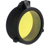 1 pz. Copriobiettivo for cannocchiale da fucile 30-69 mm, tappo di protezione a molla rapida ribaltabile, coperchio giallo for obiettivo, for pistola calibro accessori da caccia all'aperto(58mm)