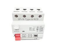 1 PZ corrente residua a bassa tensione 4 poli A tipo B DC solare interruttore automatico(A Class EM Type S,4P16A100MA)