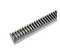 1 pz Cremagliera In Acciaio Temprato 1/1.5/2/2.5 Modulo Dentata Lunghezza 500mm 45# Foro Laterale In 10x10 10x12 15x15 20x20mm(Quenching,1M 10x12x500mm)