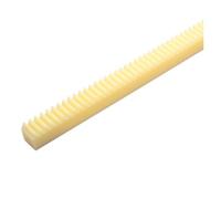 1 pz. Cremagliera in nylon 1/1,5/3/2 Modulo Lunghezza 1000 mm Pignone e ingranaggio POM Guida a cremagliera dritta per attrezzature CNC(2.5 Module 25x25x1000mm)