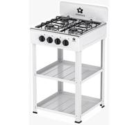 1 PZ CUCINA 4 FUOCHI 2 MENSOLE 49X49 CM BIANCO NextradeItalia Mod.FERX.AEEITD