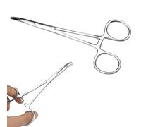 1 Pz Curvo Pinza Emostatica Fatto Acciaio Inossidabile, Pinze per Depilazione Animali Domestici, Forbici per Toelettatura Animali, Strumento per Toelettatura Animali Domestici