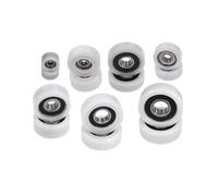 1 PZ cuscinetto diametro interno maggiore di 8mm POM cuscinetto rivestito in plastica puleggia in nylon ad alta resistenza all'usura BS10X25.4X8MM BS10X32X10MM BS25X65X19MM(BS12x40x18mm)