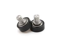 1 Pz Cuscinetto stampato in poliuretano con filettatura esterna PU69310-4C1L5M4 Ruota guida rivestita in gomma