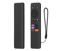 1 pz. Custodia in silicone per telecomando compatibile con XIAOMI XMRM-N5, custodia antiscivolo per telecomando Smart TV (solo custodia) (Nero)