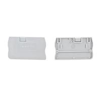 1 pz. D-PT2.5 Coperchio terminale for morsettiere guida DIN PT2.5 Piastra di copertura terminale