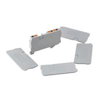 1 pz. D-PT2.5-TWIN Coperchio terminale for piastra terminale for guida DIN PT2.5-TWIN