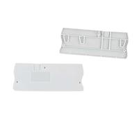 1 pz D-ST6-TWIN Coperchio terminale for morsettiere DIN ST6-TWIN Piastra di copertura terminale