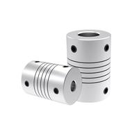 1 pz D16L20 Giunto di serraggio elastico in lega di alluminio for encoder motore Foro 3/4/5/6 mm(6-6)