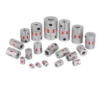 1 pz D20L25 giunto flessibile for motore a ragno giunto flessibile a ganascia in alluminio 5x8mm 3mm 4mm 5mm 6mm 6,35mm 7mm 10mm(4x6.35)