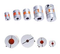 1 pz D35L60 Giunto in alluminio flessibile Giunto for albero motore passo-passo CNC 8/10/12/12,7/14/16/20 mm(10x10)