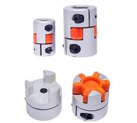 1 pz D40L66 tre ganasce Plum giunto flessibile accoppiatore servomotore connettore albero 8 mm 9,5 mm 12 mm 12,7 mm 17 mm 19 mm(10mm to 22mm)