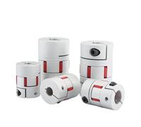 1 pz D45L66 Plum Blossom giunto albero flessibile connettore motore passo-passo encoder elastico a torsione grande morbido 16/18/20/22/24 mm(Give me message)