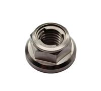 1 pz Dadi flangiati esagonali in Titanio M5 M6 M7 M8 M10 M12 M14 M16 M18 M20(M16x1.5mm 1pc)