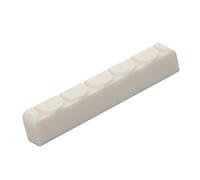 1 Pz Dado Per Chitarra Chitarra Elettrica A 6 Corde Dado In Osso Beige Con Pizzo 52 × 6 × 9 Mm pre Capotasto Scanalato