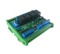 1 pz DC 12V/24V 4-16CH DI-DO CAN Modulo relè Fieldbus RS485 Modbus RTU Scheda di espansione IO NPN/PNP Controller CAN con ingresso digitale(4CH 12V NPN Shell)