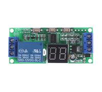 1 PZ DC 5 V / 12 24 Multifunzione Tempo Digitale Ritardo Infinito Interruttore Modulo Relè Timer(12v)