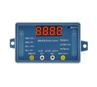 1 pz DC 5 V 12 V 24 V 10 A Modulo relè temporizzato regolabile 32 modalità LED Timer di controllo interruttore ciclo impulsi digitale(24V With Case)