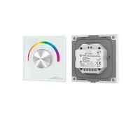 1 pz DC12-24V T3-K 4A*3CH Pannello di controllo a parete a tensione costante con 86 manopole, telecomando rotante, regolatore luminosità(T3-K-W)