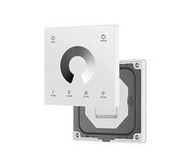 1 pz DC12V-24V CCT/RGB/RGBW/Dim Interruttore dimmer for striscia luminosa LED RGB con telecomando touch screen da parete(1-Zone TW1-W Dimming)