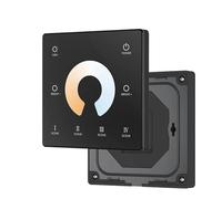 1 pz DC12V-24V CCT/RGB/RGBW/Dim Interruttore dimmer for striscia luminosa LED RGB con telecomando touch screen da parete(1-Zone TW2-B CCT)